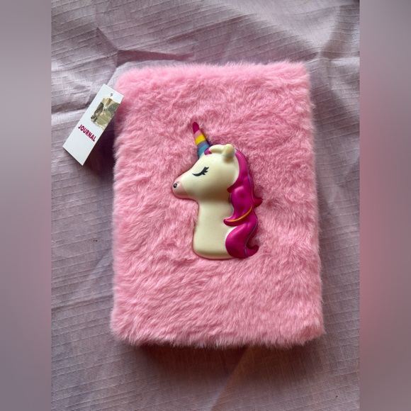 Other - 🌺 HOST PICK 🌺 Pink Unicorn Furry Journal